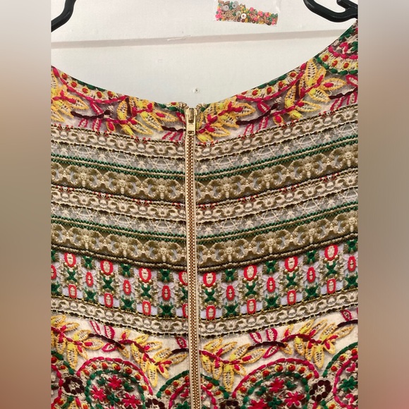 Anthropologie | Embellished Drop-Waist Dress Size 8P - Picture 7 of 15